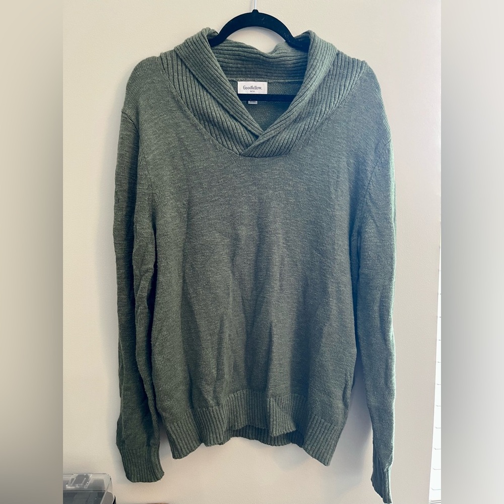 GOODIELLOW & CO Medium Green Long Sleeve Sweater